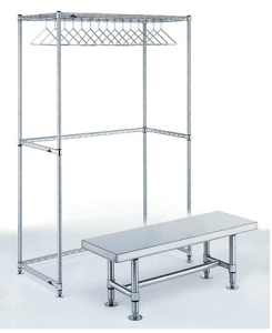 Eagle Group Gowning Rack-Bench